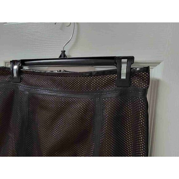 Red Valentino Leather "Fishnet" Pencil Skirt M - Picture 3 of 11